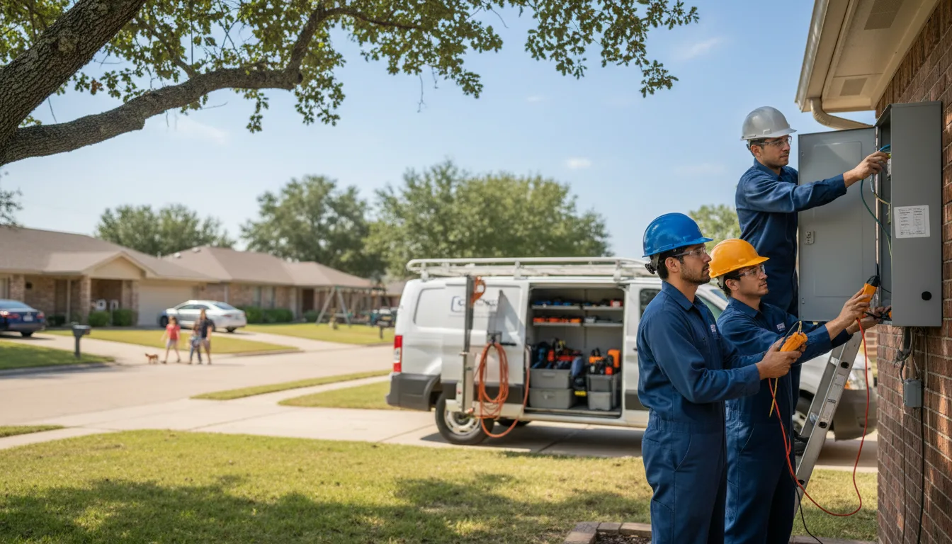 Certified electrician providing emergency electrical services in Tripoli, IA
